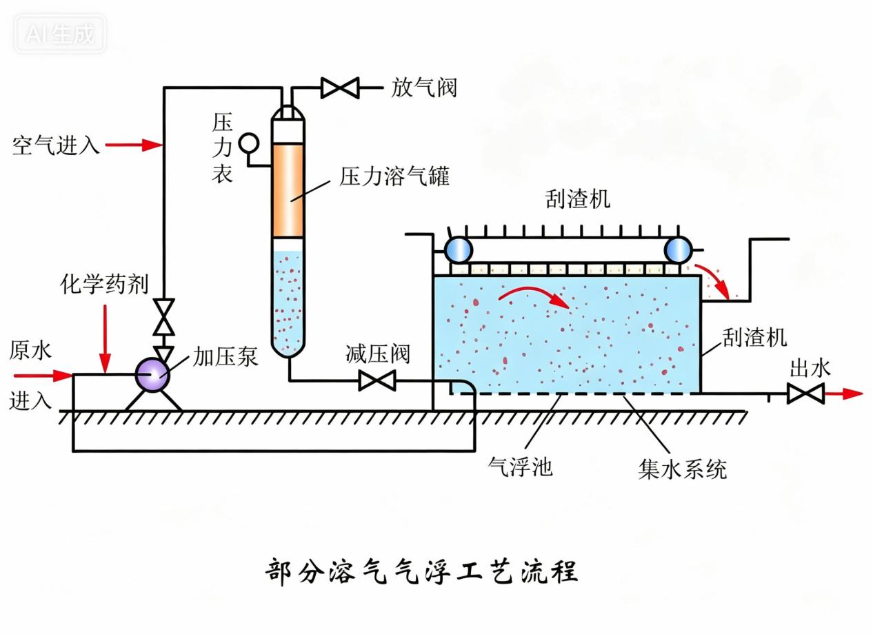 一体化溶气气浮池